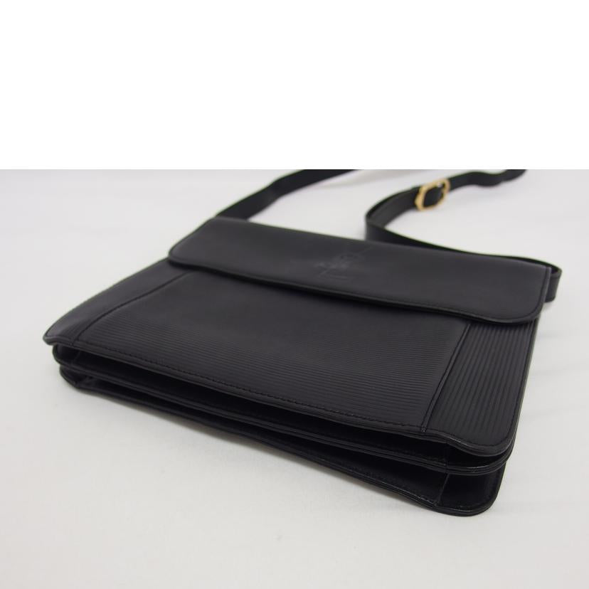 YSL イヴサンローラン/2WAYレザーセミショルダーバッグ/ブラック/ヴィンテージ//ABランク/04