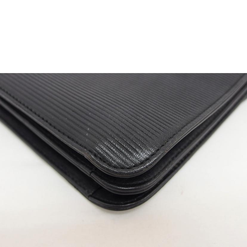 YSL イヴサンローラン/2WAYレザーセミショルダーバッグ/ブラック/ヴィンテージ//ABランク/04