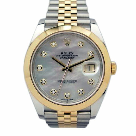ROLEX ロレックス/DATE JUST41/10P/シェル文字盤/126303NG//M0029825/Aランク/83