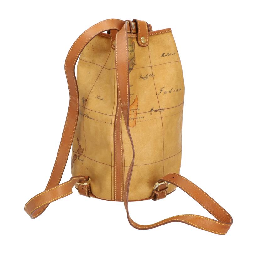 PRIMA CLASSE プリマクラッセ/レザー地図柄リュック//Bランク/75