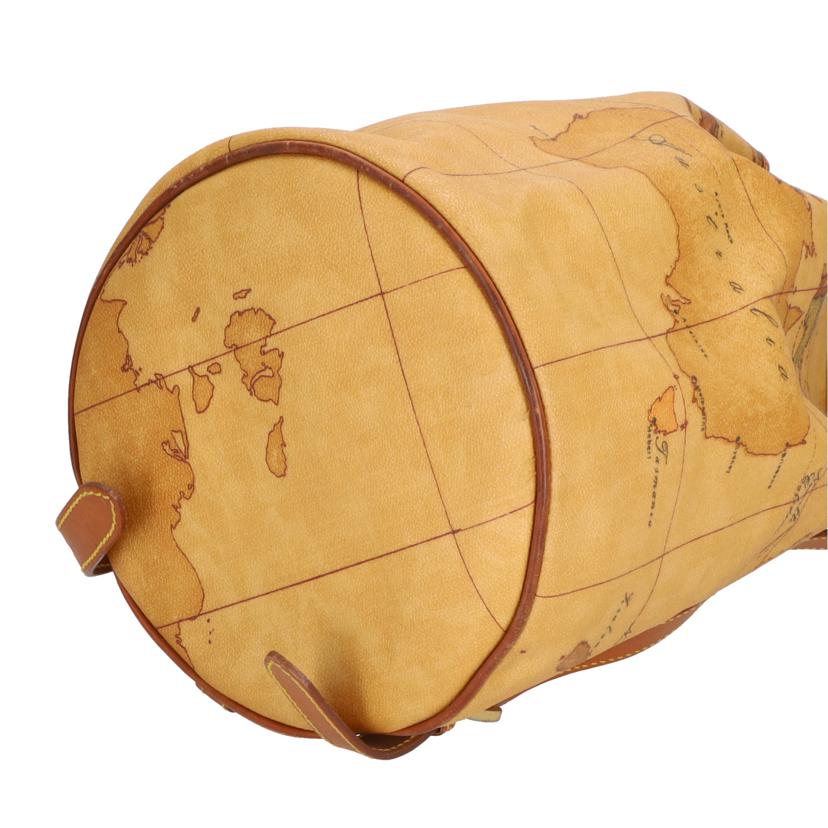 PRIMA CLASSE プリマクラッセ/レザー地図柄リュック//Bランク/75