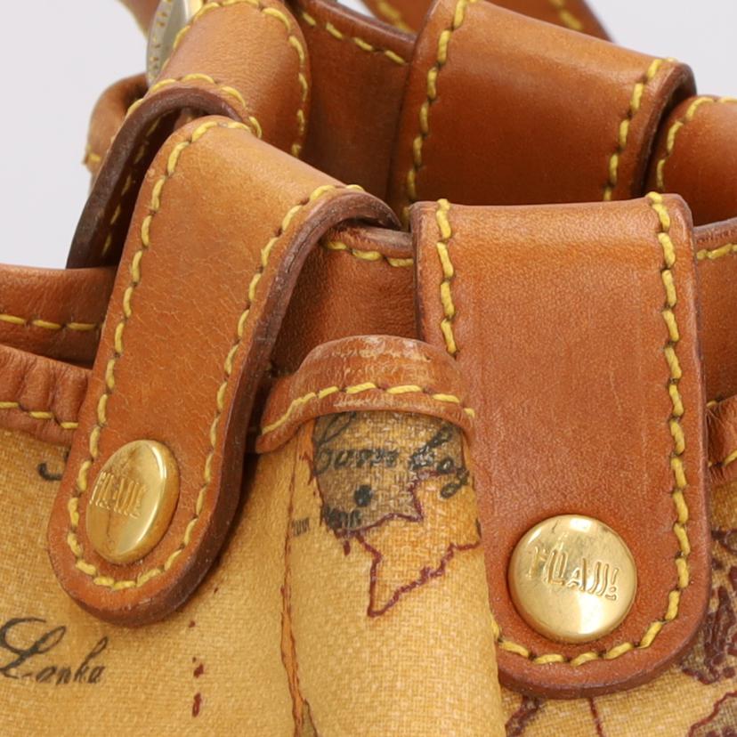 PRIMA CLASSE プリマクラッセ/レザー地図柄リュック//Bランク/75