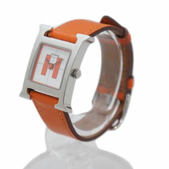 HERMES エルメス/Hウォッチ オレンジ文字盤/HH1.210//1540588/Aランク/67