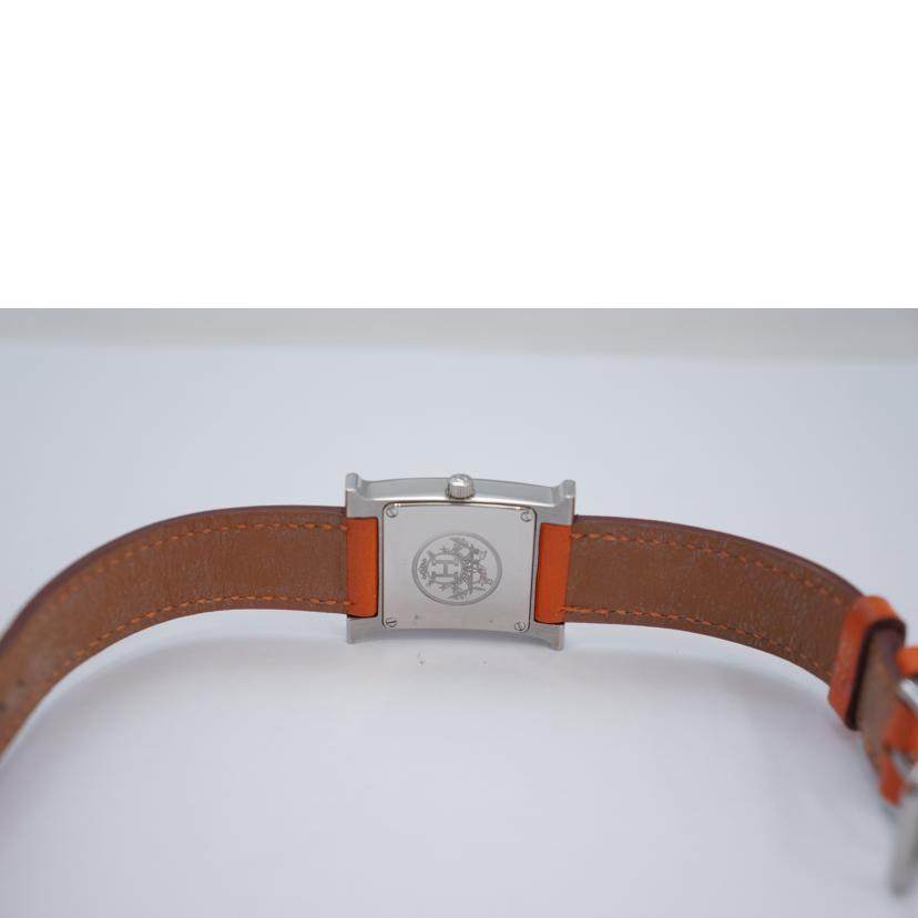 HERMES エルメス/Hウォッチ オレンジ文字盤/HH1.210//1540588/Aランク/67