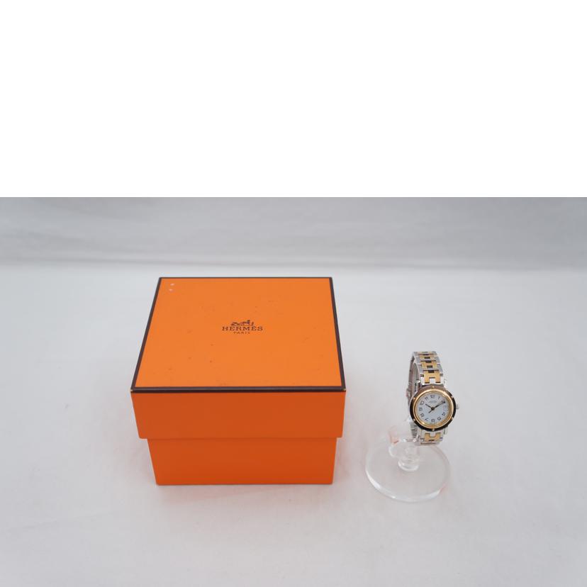 HERMES エルメス/クリッパー/GP×SS/QZ/CL4.220//1365371/ABランク/67