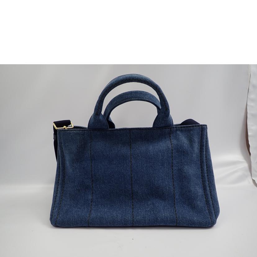 PRADA プラダ/カナパデニム2wayバック//ABランク/62