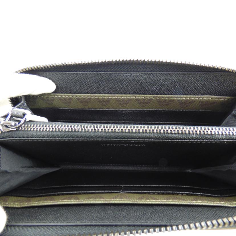 EMPORIO ARMANI エンポリオアルマーニ/ラウンドファスナー長財布/Y4R063 YG91J//Aランク/64
