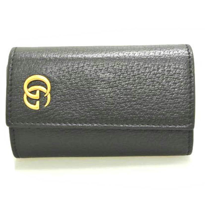 GUCCI グッチ/GGマーモント6連キーケース 黒/435305//0416/ABランク/87