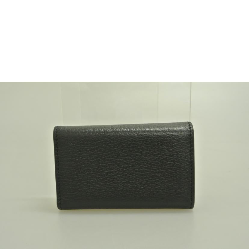 GUCCI グッチ/GGマーモント6連キーケース 黒/435305//0416/ABランク/87