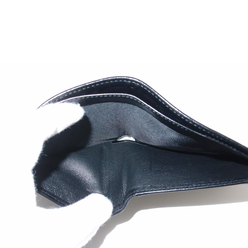 GUCCI グッチ 黒 レザー メンズ/ディアマンテ二つ折り財布/ブラック/237359//095*/Aランク/69