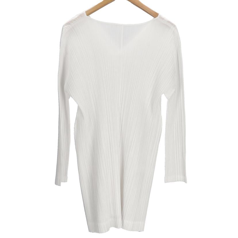ISSEY MIYAKE イッセイミヤケ/ISSEY MIYAKE プリーツワンピース シロ//ABランク/75