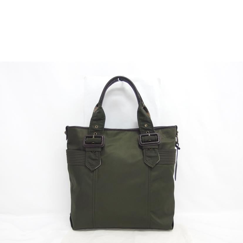 BURBERRY バーバリー/ナイロントートバッグ/カーキ×ノバチェック//ABランク/04