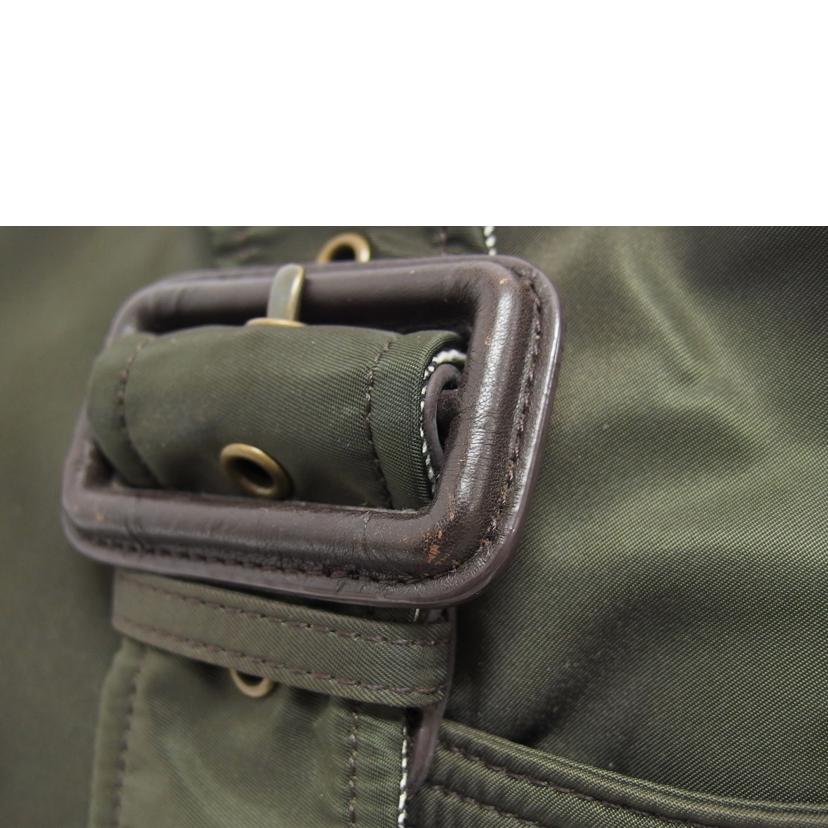 BURBERRY バーバリー/ナイロントートバッグ/カーキ×ノバチェック//ABランク/04