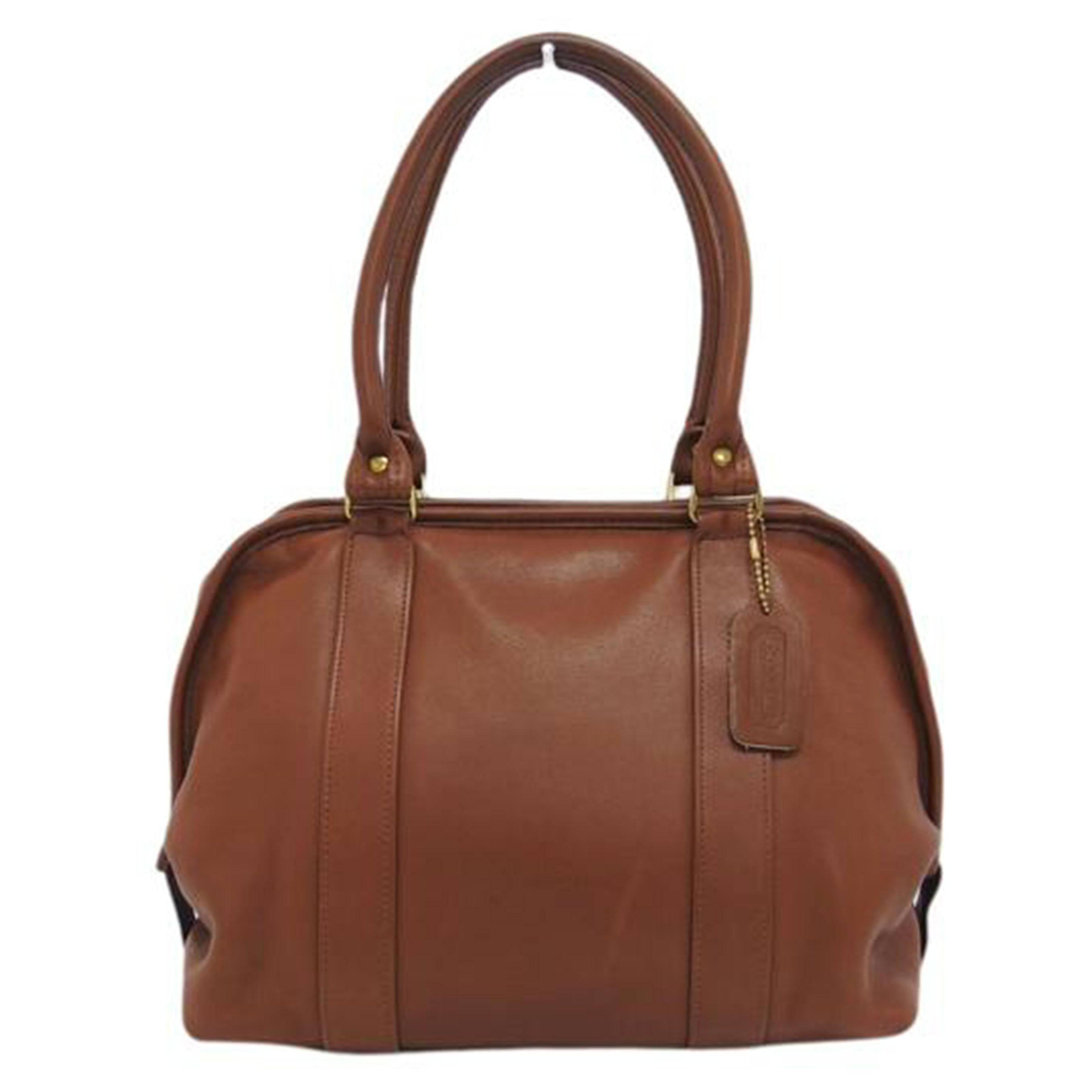 COACH コーチ/オールドコーチ/レザーミニボストンバッグ/ブラウン/034//0488/Bランク/04