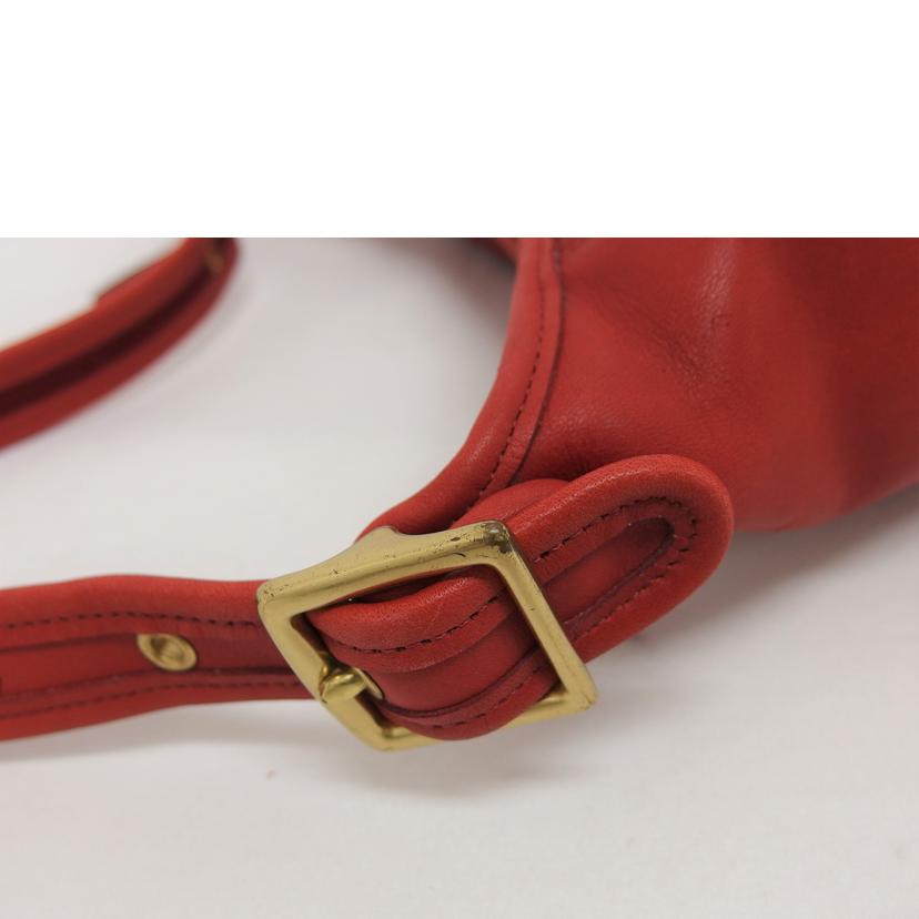 COACH コーチ/オールドコーチ/レザーワンショルダーバッグ/レッド/9060//H8P/Bランク/04