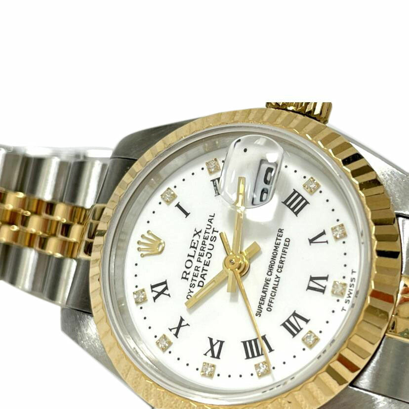 ROLEX ロレックス/デイトジャスト10P ローマン文字盤/69173G//W370521 1995/Aランク/51