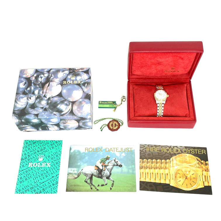 ROLEX ロレックス/デイトジャスト10P ローマン文字盤/69173G//W370521 1995/Aランク/51