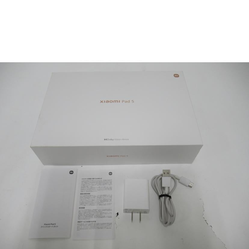 Xiaomi シャオミ/Xiaomi Pad5/256GB/Wi-Fiモデル/コズミックグレー/21051182G//18275c19/Aランク/63