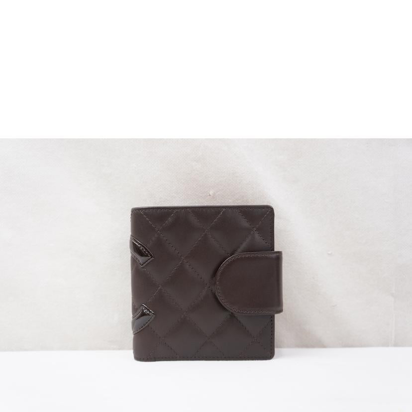 CHANEL シャネル/カンボンラインコンパクトウォレット//10203750/Aランク/67