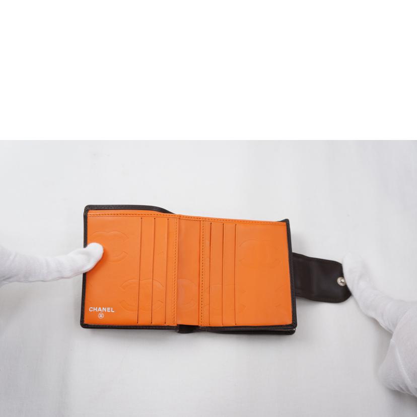 CHANEL シャネル/カンボンラインコンパクトウォレット//10203750/Aランク/67