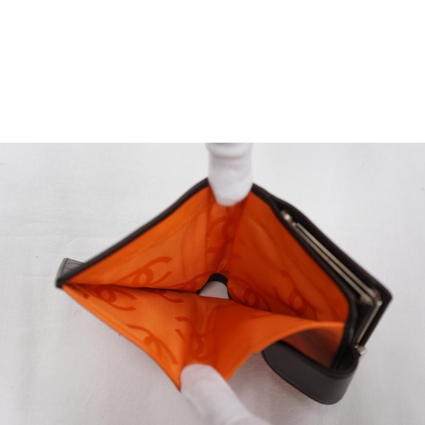 CHANEL シャネル/カンボンラインコンパクトウォレット//10203750/Aランク/67