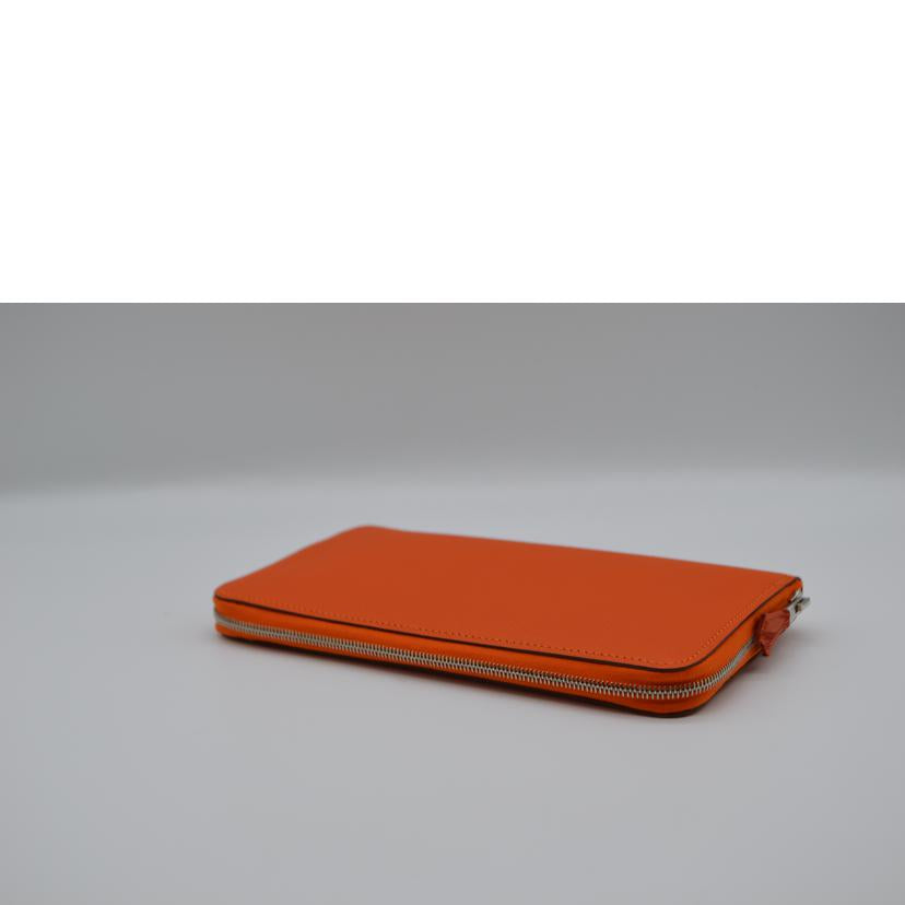 HERMES エルメス/アザップロングシルクイン/ヴォーエプソン/オレンジ/068918CK-AB//※AR R□刻印/Sランク/89