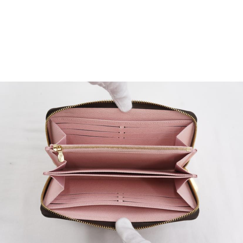 LV ルイヴィトン/ジッピーウォレット/モノグラム/ローズバレリーヌ/M41894//CA2116/ABランク/67