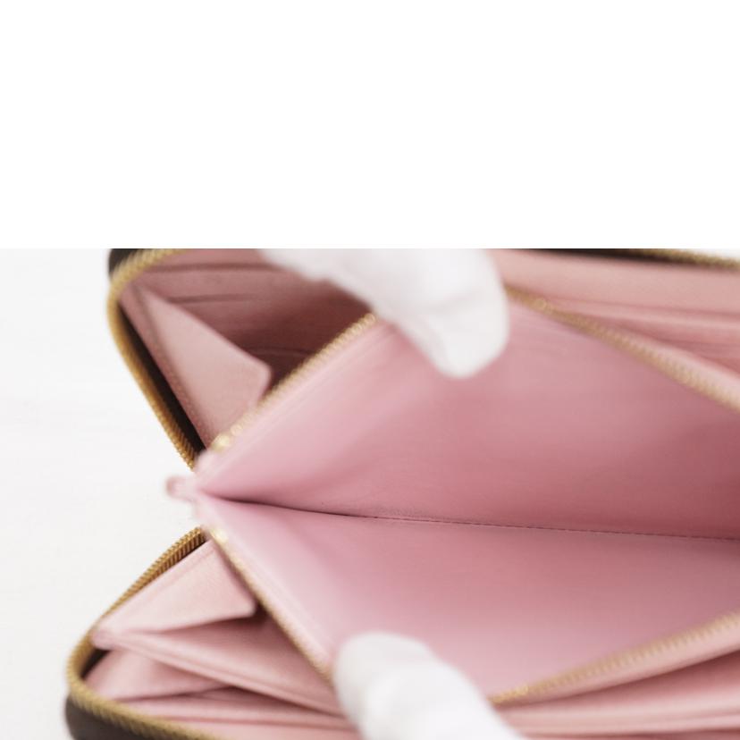 LV ルイヴィトン/ジッピーウォレット/モノグラム/ローズバレリーヌ/M41894//CA2116/ABランク/67