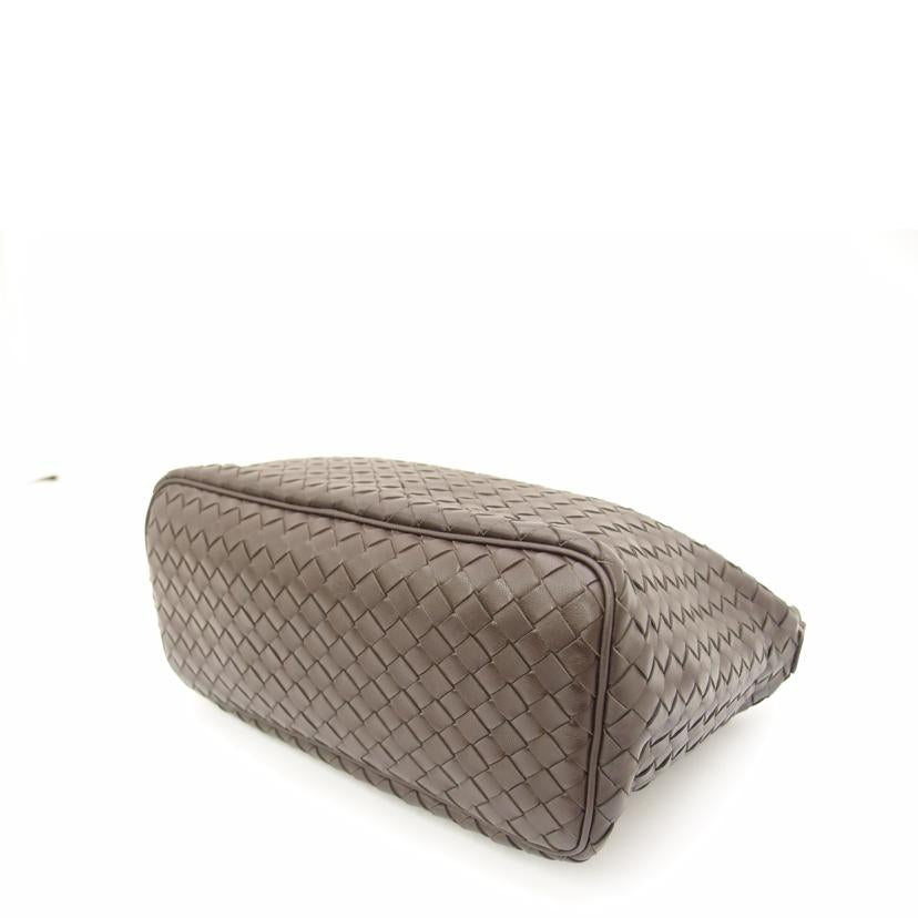 BOTTEGA VENETA ボッテガ ヴェネタ ハンド レザー 茶/イントレチャートワンショルダー/ブラウン//Aランク/69