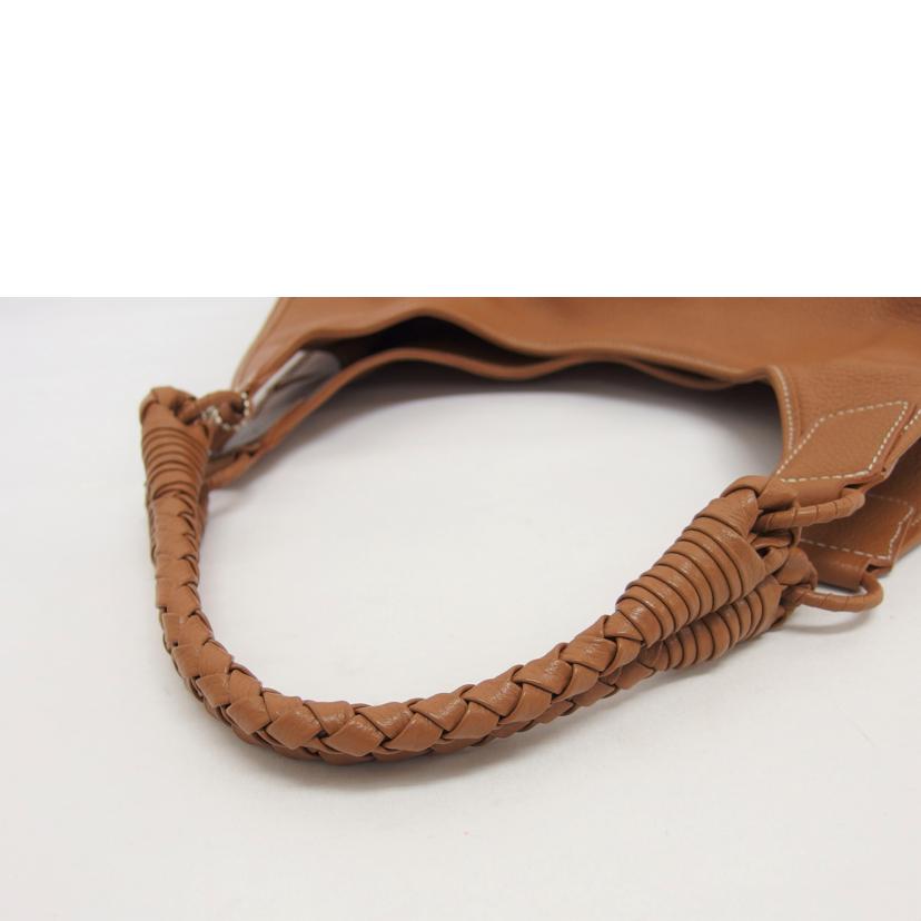 TOD'S トッズ/レザーセミショルダーバッグ/キャメル//ABランク/04