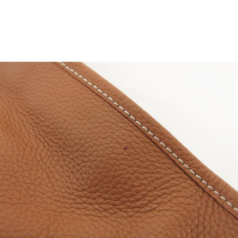 TOD'S トッズ/レザーセミショルダーバッグ/キャメル//ABランク/04