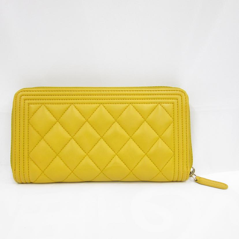 CHANEL シャネル/ボーイシャネルジップラウンド財布//28067119/ABランク/82
