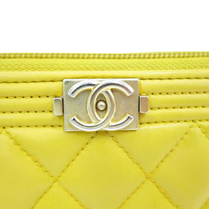 CHANEL シャネル/ボーイシャネルジップラウンド財布//28067119/ABランク/82