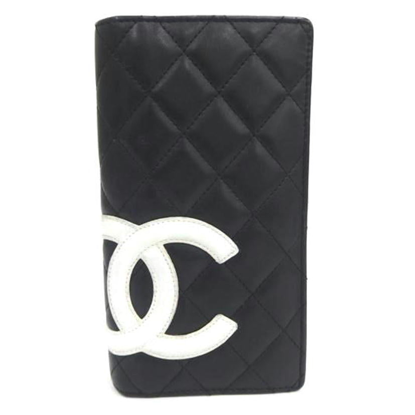 CHANEL シャネル/カンボンライン二つ折り財布//13309151/Bランク/82