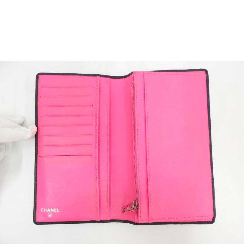 CHANEL シャネル/カンボンライン二つ折り財布//13309151/Bランク/82