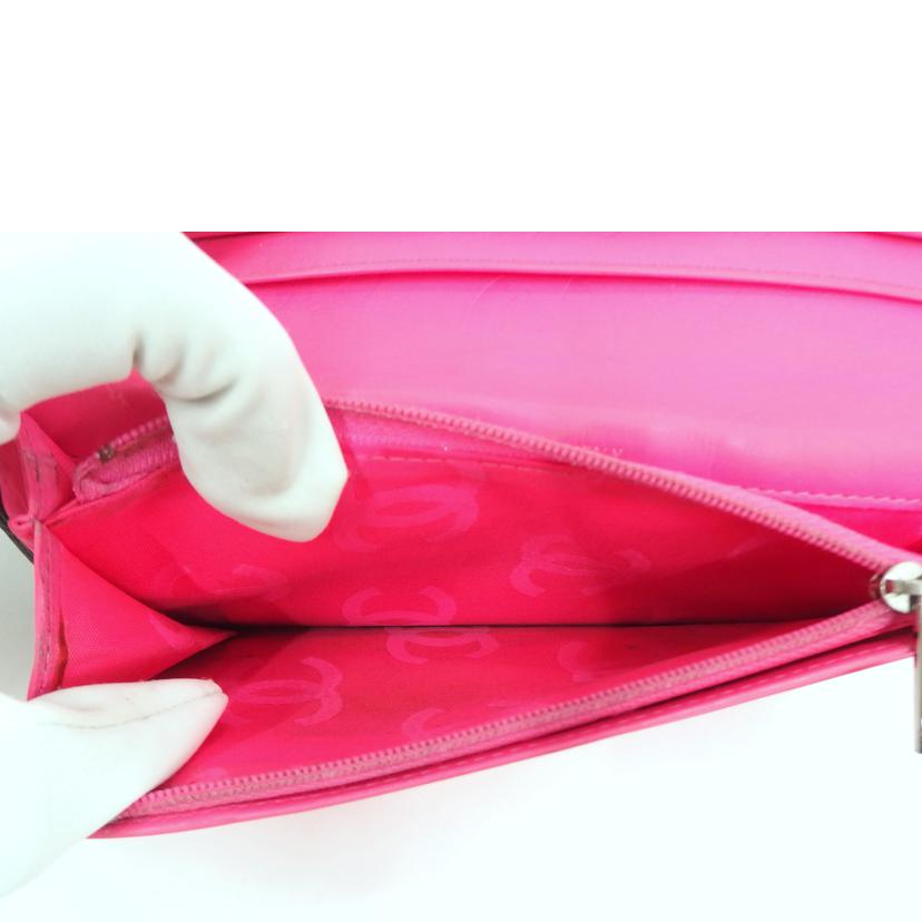 CHANEL シャネル/カンボンライン二つ折り財布//13309151/Bランク/82