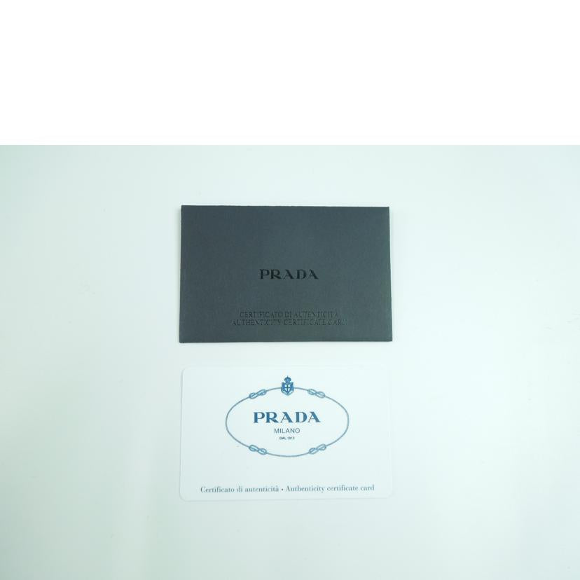 PRADA プラダ/ナイロン×サフィアーノレザーリストレットポーチ/1NH545//224/Aランク/83