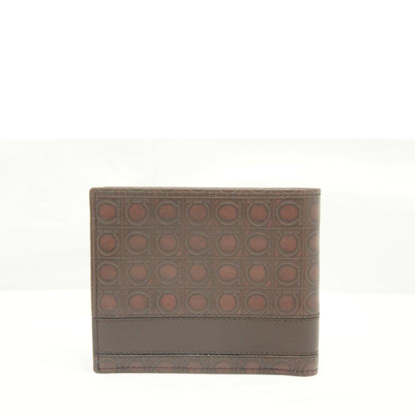 Salvatore Ferragamo サルヴァトーレ・フェラガモ/ガンチーニ二つ折り財布/668734//Aランク/05