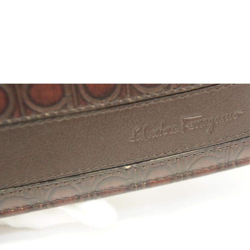 Salvatore Ferragamo サルヴァトーレ・フェラガモ/ガンチーニ二つ折り財布/668734//Aランク/05