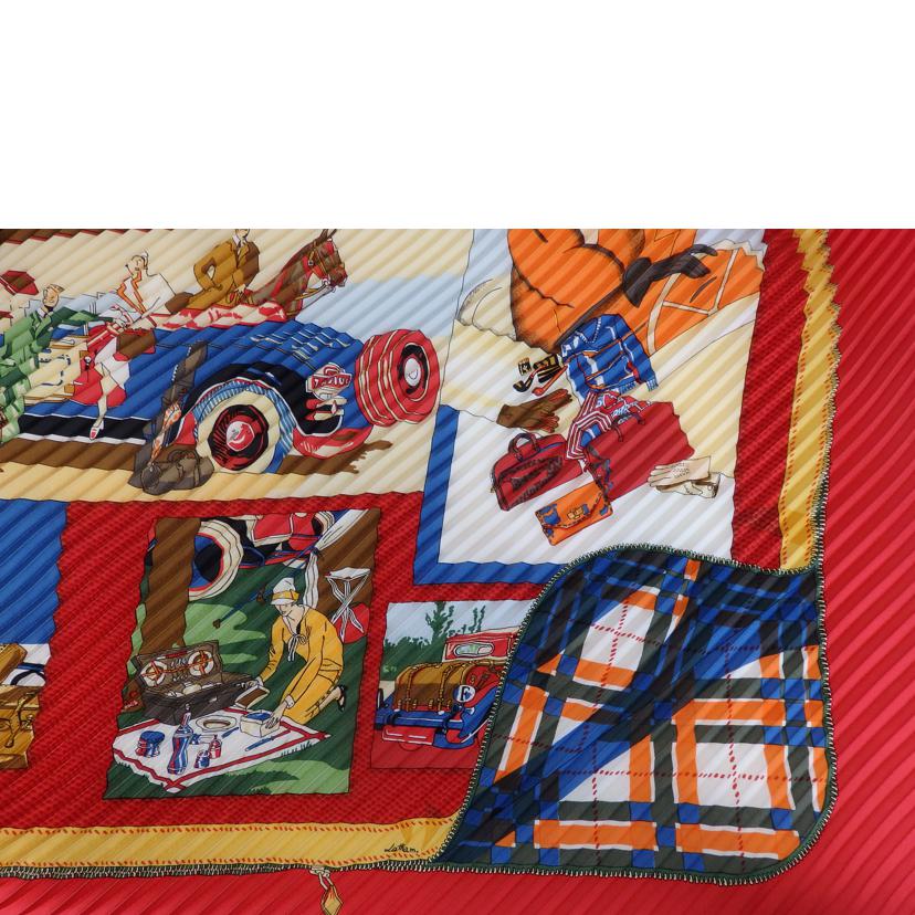 HERMES エルメス/プリーツスカーフ//ABランク/93