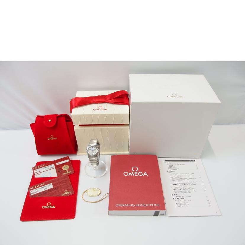 OMEGA オメガ/コンステレーション ブラッシュ/クオーツ/シェル文字盤/123.10.24.60.05.001//91852838/Aランク/83