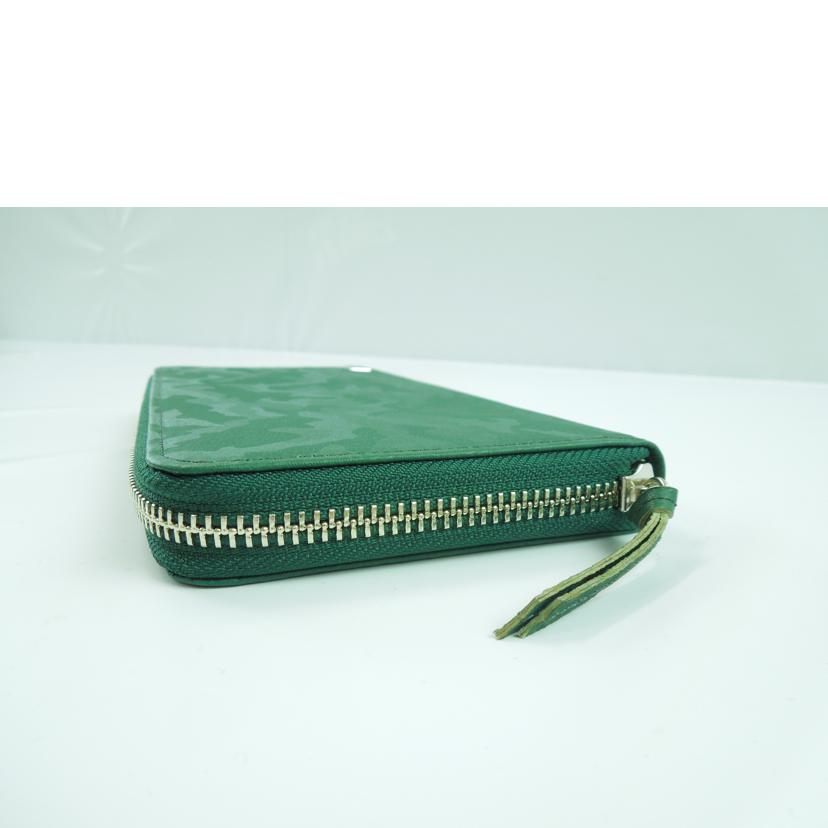 PORTER ポーター/ギリー ラウンドファスナー長財布 カモフラ グリーン//Aランク/83