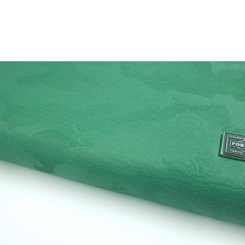 PORTER ポーター/ギリー ラウンドファスナー長財布 カモフラ グリーン//Aランク/83