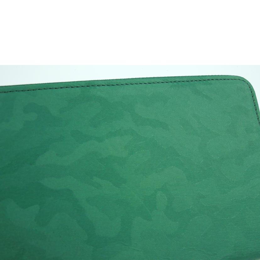 PORTER ポーター/ギリー ラウンドファスナー長財布 カモフラ グリーン//Aランク/83