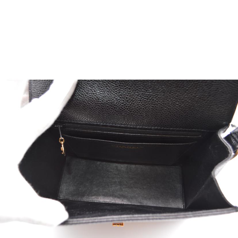 CHANEL/キャビアスキン2.55ラインレザーショルダー//5677107/ABランク/89
