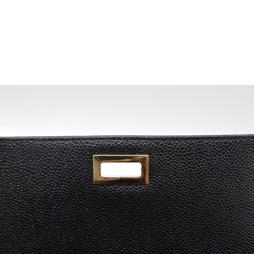 CHANEL/キャビアスキン2.55ラインレザーショルダー//5677107/ABランク/89