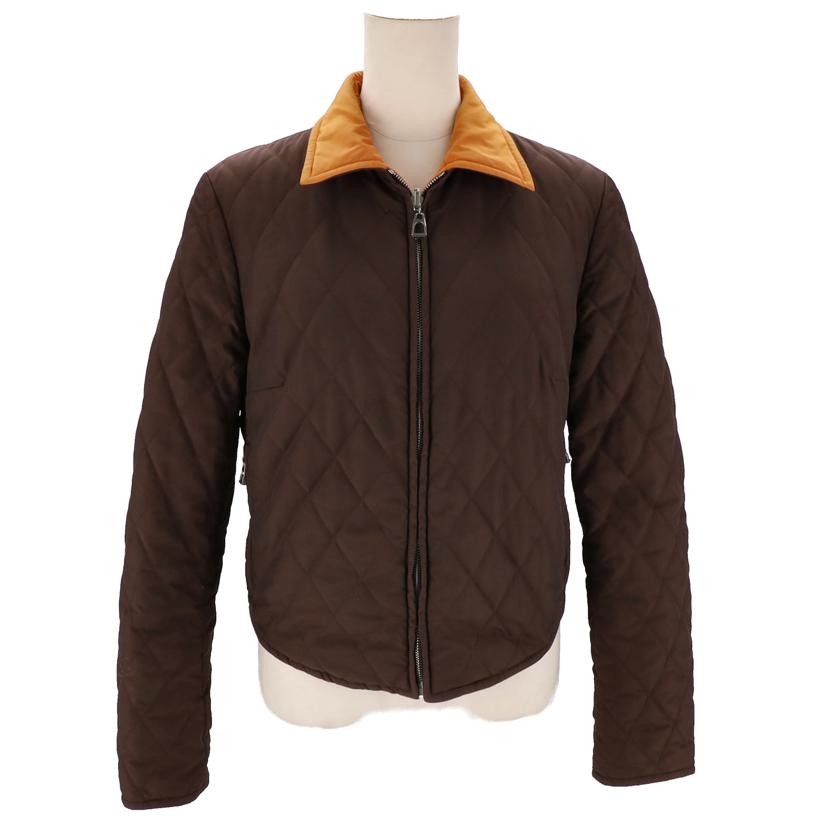 HERMES エルメス アウター ジャケット コート レディース ブラウン オレンジ /リバーシブルコート//Bランク/75