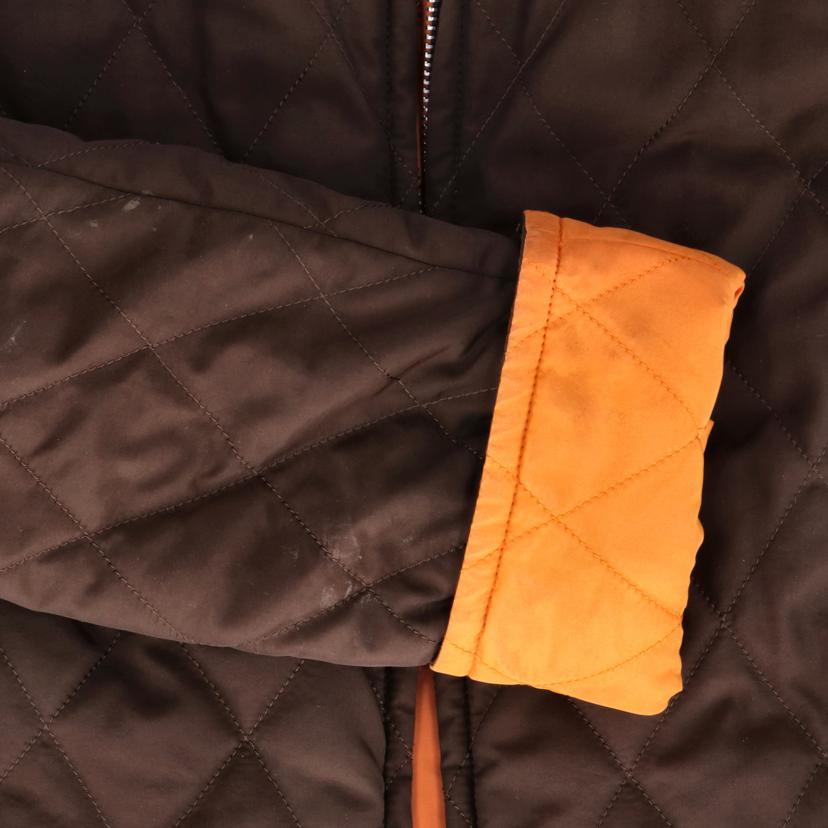 HERMES エルメス アウター ジャケット コート レディース ブラウン オレンジ /リバーシブルコート//Bランク/75