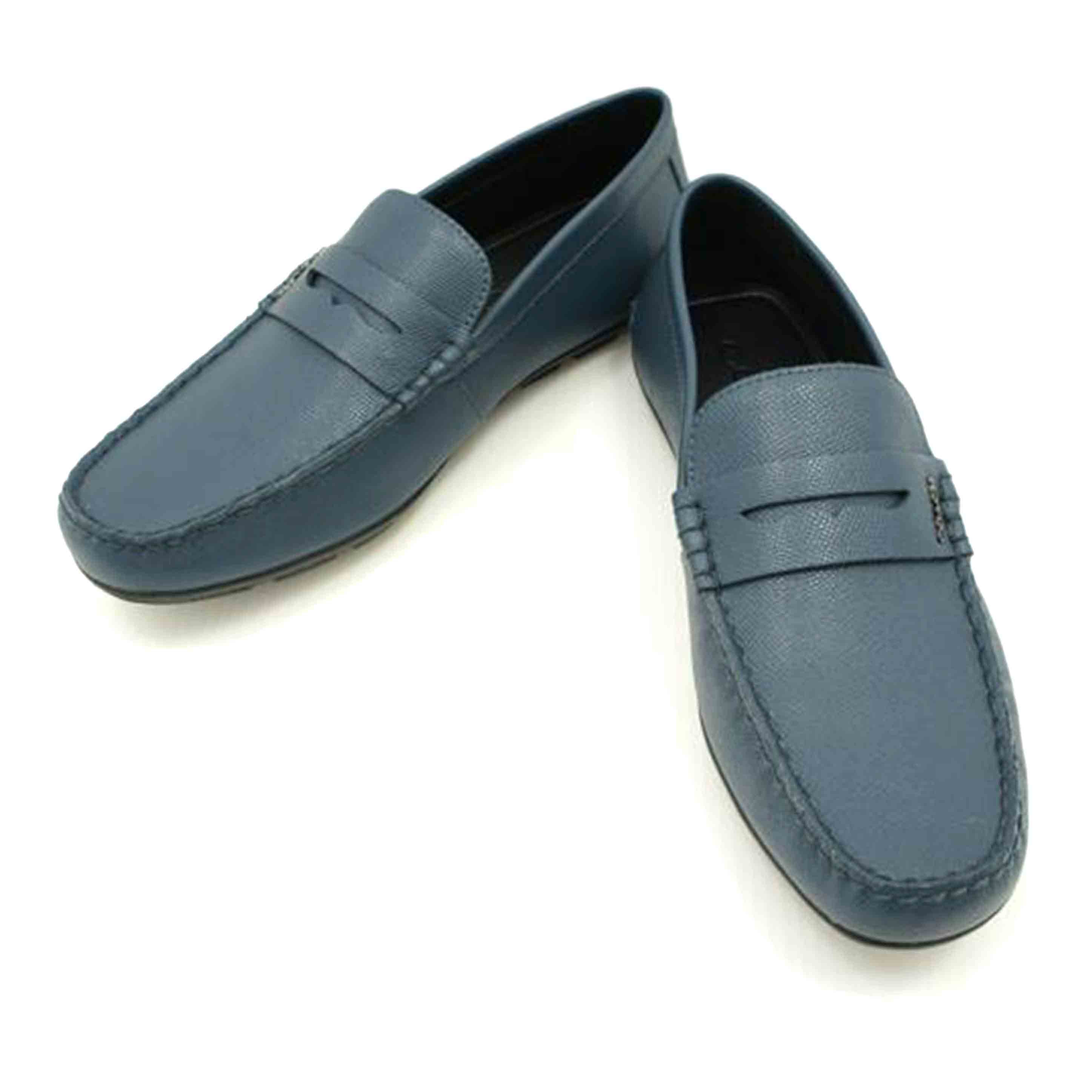 COACH ライトブルー ローファー COACH ライトブルー ローファー