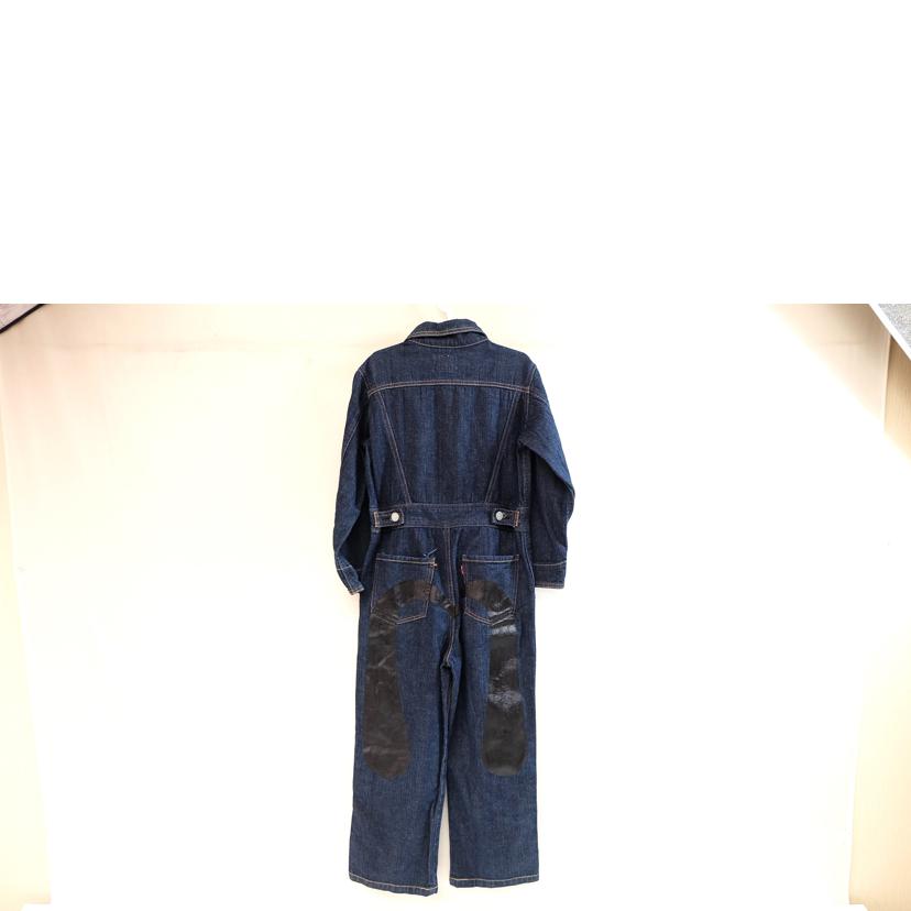 EVISU エヴィス/デニムツナギビッグカモメプリント黒//Bランク/71